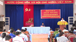 Hội nghị đối thoại giữa đồng chí Bí thư huyện ủy Đức Cơ với cán bộ và nhân dân xã Ia Kriêng
