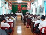 Tổ đại biểu HĐND huyện, thị trấn tiếp xúc với cử tri thị trấn Chư Ty sau kỳ họp thứ bảy HĐND 2 cấp, khóa VI