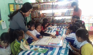Trường Tiểu học Ngô Mây – Điểm sáng  thực hiện mô hình “Thư viện thân thiện” 