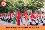 Khung kế hoạch thời gian năm học 2023-2024 đối với giáo dục mầm non, giáo dục phổ thông và giáo dục thường xuyên trên địa bàn tỉnh Gia Lai 
